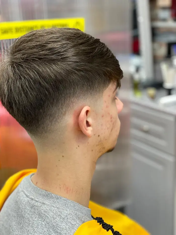 Low taper fade haircut done at Istanbul 2